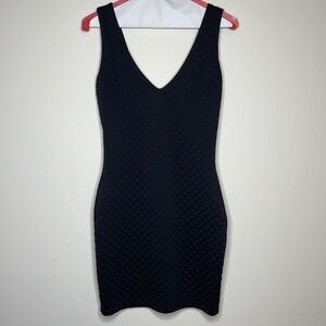 New Without Tags Aqua Fitted Black Dress. Size XS